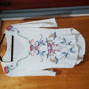 Women's 3/4 Sleeve VNeck Top